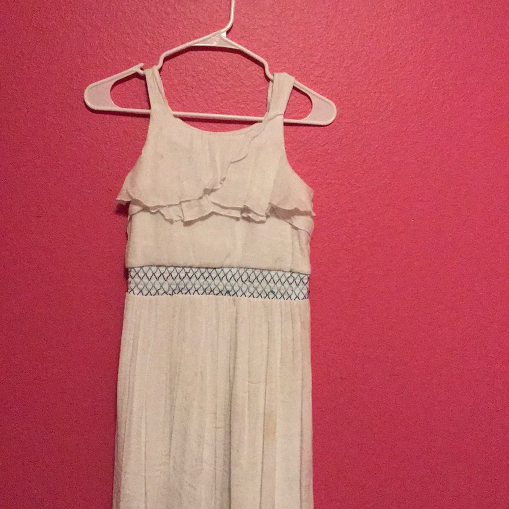 Flowy white dress